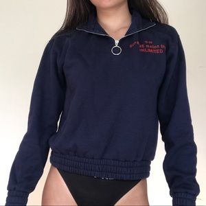 Quarter zip sweatshirt